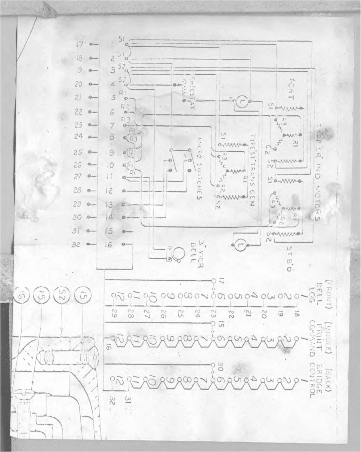Ship's order telegraph electrical